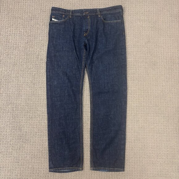 Diesel Jeans Mens 38X34 0807R Waykee Cotton Mid Rise Button Fly Slubby Neppy - Picture 1 of 10